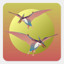Pteranodon Square Sticker
