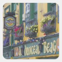 Pub, Dingle, Dingle Peninsula, County Kerry, Square Stickers