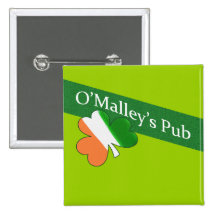 Pub d'O Malley Badges Avec Agrafe