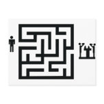 pub labyrinth icon postcards