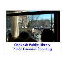 Public Enemies Shooting OPB Postcards