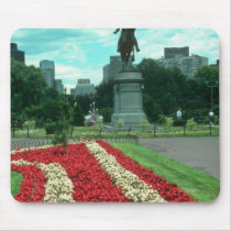 Public gardens, Boston, Massachusetts flowe mousepads