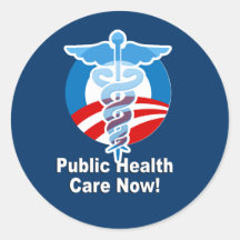 Public Health Care Now Stickers