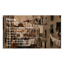 Public lavatory of St. Brigida, Genoa, Italy class Business Card Template