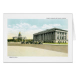 Public Library and State Capitol, Denver, CO Greeting Card