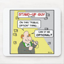 public option optional health insurance obama mousepads