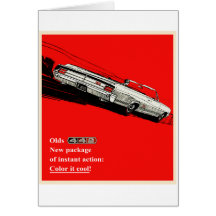 Publicité de cru d'Oldsmobile 442 Cartes De Vœux