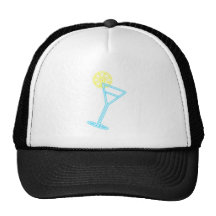 Publicité de néon cocktail néon sign casquette