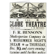 Publicité par affichage 'Dream d'une nuit d'été Carte De Vœux