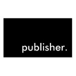 publisher. business card template