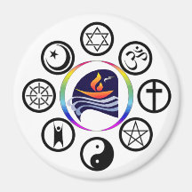 PUC Logo Round Magnet