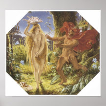 Puck and the Fairy, Joseph Noel Paton Posters
