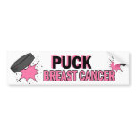 PUCK Breast Cancer 1 bumper stickers