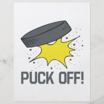 Puck Off Flyer Design