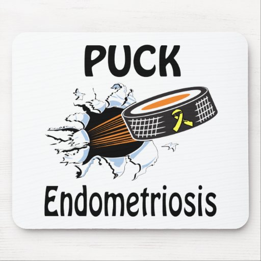 Puck The Causes Endometriosis Mousepad