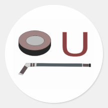 "Puck" U Sticker
