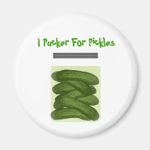 Pucker For Pickles Magnet