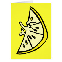 Pucker Lemon Card