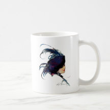 Puck's Blue-bird Lady Coffee Mug
