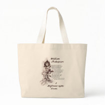 Puck's Soliloquy Midsummer Night's Shakespeare Tote Bag