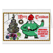 "Puddigan" Christmas Card