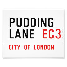 Pudding Lane Photo Print