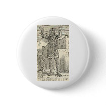 Pueblo Indian At Prayer Button
