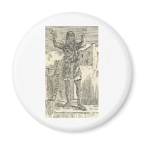 Pueblo Indian At Prayer Fridge Magnet