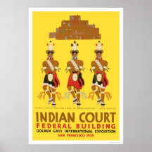 Pueblo Turtle Dancers 1939 WPA Posters