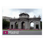 Puerta de Alcalá, Madrid Postcard