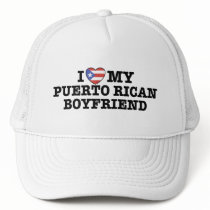 Puerto Rican Boyfriend Trucker Hats