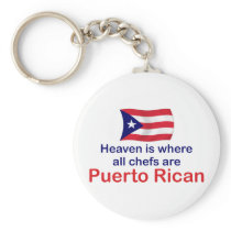 Puerto Rican Chefs Key Chains