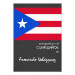 Puerto Rican Flag Invitation
