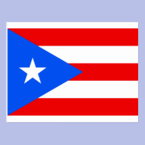 Puerto Rican Flag Products postcards