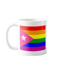 Puerto Rican Gay Pride Flag Coffee Mugs