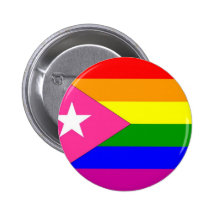 Puerto Rican Gay Pride Flag Pin