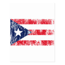 Puerto Rican Pride Flag Post Card