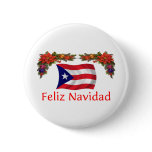 Puerto Rico Christmas Pin