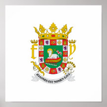 Puerto Rico Coat of Arms Posters
