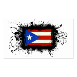 Puerto Rico Flag business cards