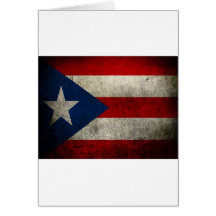 Puerto Rico Flag Card