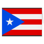 Puerto Rico Flag Card