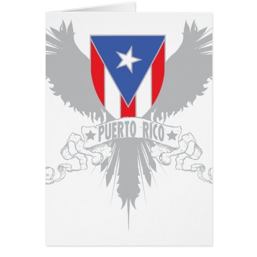 Puerto Rico Flag Greeting Card