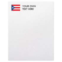 Puerto Rico Flag Letterhead