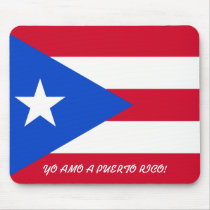 Puerto Rico Flag Mousepad