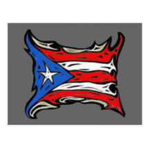 Puerto Rico Flag of Reggaeton Post Cards