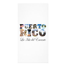 Puerto Rico La Isla Del Encanto Collage / Montage Photo Greeting Card