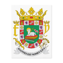 Puerto Rico Official Coat Of Arms Heraldry Symbol