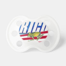 Puerto rico, puerto rican pride baby pacifier