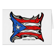 Puerto Rico Reggaeton Flag Cards